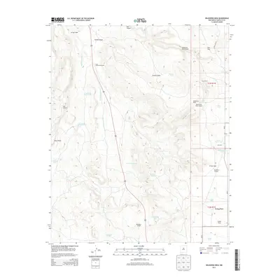 2013 Map of Wildhorse Mesa, 2013 Print