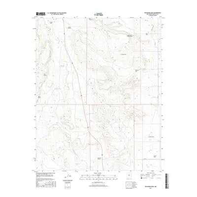 2017 Map of Wildhorse Mesa, 2017 Print