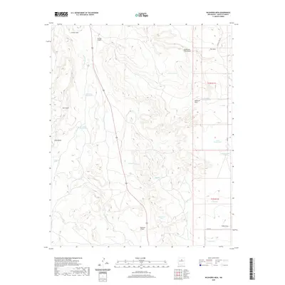 2020 Map of Wildhorse Mesa, 2020 Print