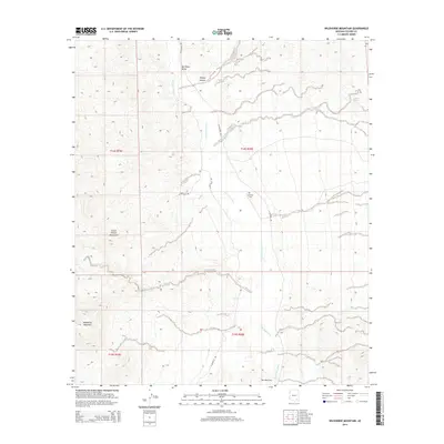2014 Map of Wildhorse Mountain, 2014 Print