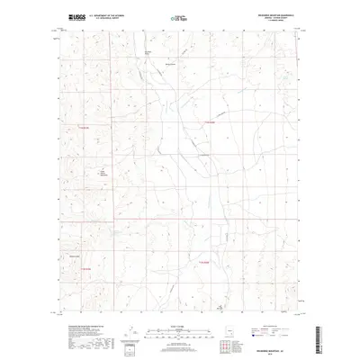 2018 Map of Wildhorse Mountain, 2018 Print