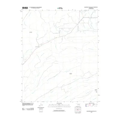 2010 Map of Wildhorse Mountain, 2010 Print