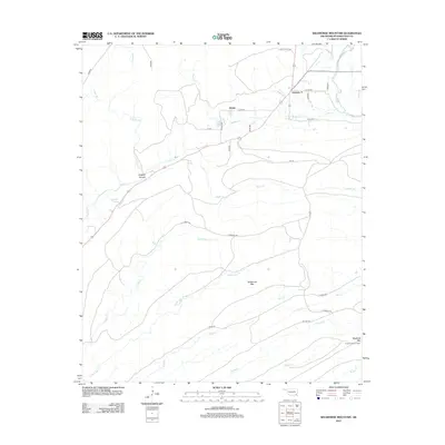2012 Map of Wildhorse Mountain, 2012 Print