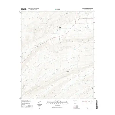 2016 Map of Wildhorse Mountain, 2016 Print