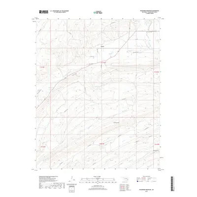 2019 Map of Wildhorse Mountain, 2019 Print