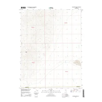 2014 Map of Wildhorse Spring, 2014 Print