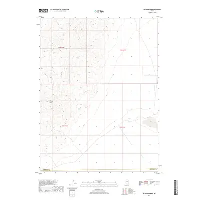 2018 Map of Wildhorse Spring, 2018 Print