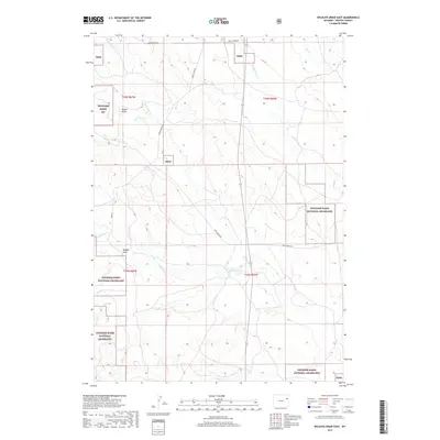 2017 Map of Wildlife Draw East, 2017 Print