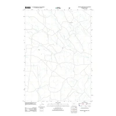 2012 Map of Wildlife Draw West, 2012 Print