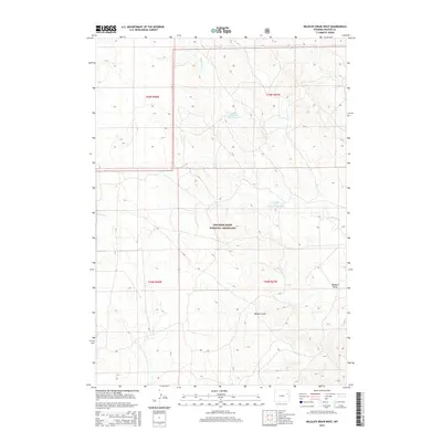 2015 Map of Wildlife Draw West, 2015 Print