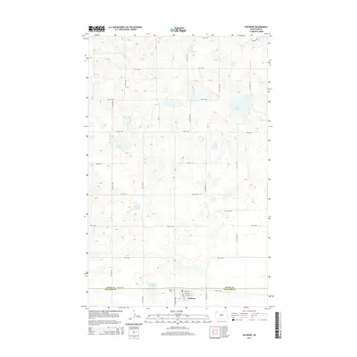 2014 Map of Wildrose, 2014 Print