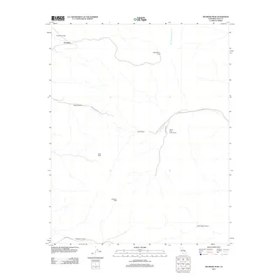2012 Map of Wildrose Peak, 2012 Print