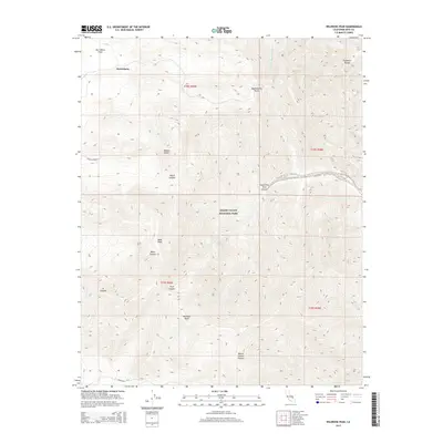 2015 Map of Wildrose Peak, 2015 Print