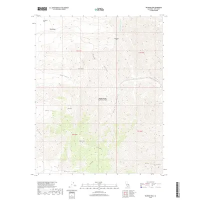 2018 Map of Wildrose Peak, 2018 Print