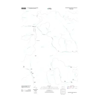 2013 Map of Wildwood Fire Tower, 2013 Print