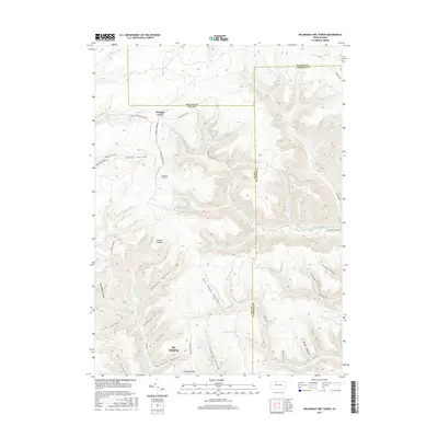 2016 Map of Wildwood Fire Tower, 2016 Print