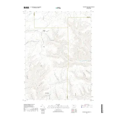 2019 Map of Wildwood Fire Tower, 2019 Print