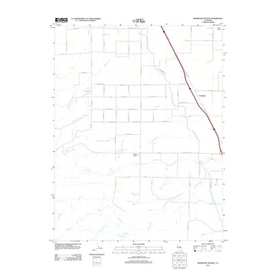 2012 Map of Wildwood School, 2012 Print
