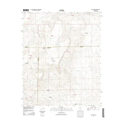 2013 Map of Wiley Mesa, 2013 Print