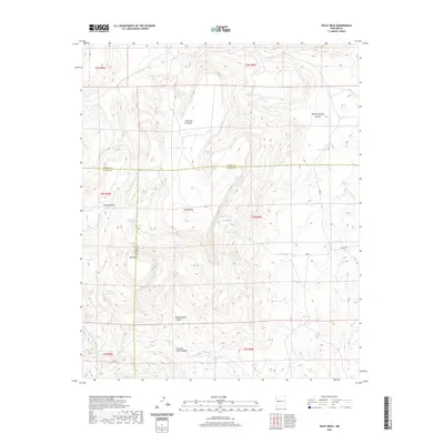 2020 Map of Wiley Mesa, 2020 Print
