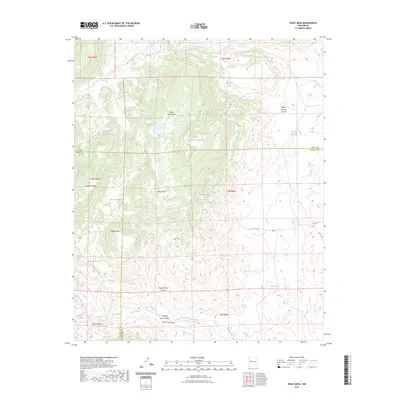 2023 Map of Wiley Mesa, 2023 Print