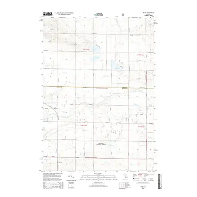 2014 Map of Wiley, 2014 Print