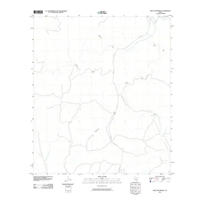 2010 Map of Wiley Waterhole, 2010 Print
