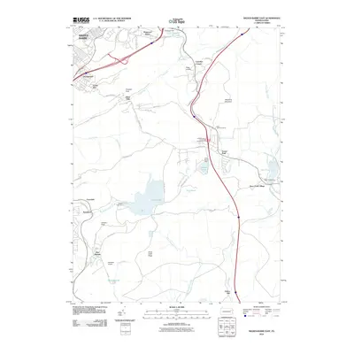 2010 Map of Wilkes-Barre East, 2010 Print