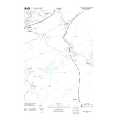 2013 Map of Wilkes-Barre East, 2013 Print