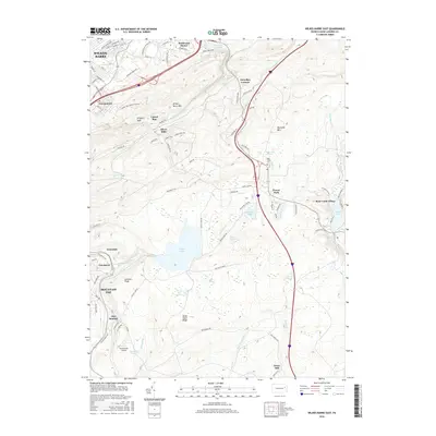 2016 Map of Wilkes-Barre East, 2016 Print