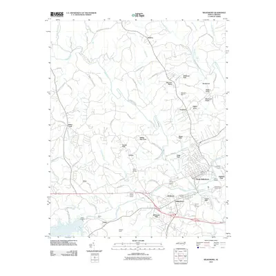 2010 Map of Wilkesboro, 2010 Print