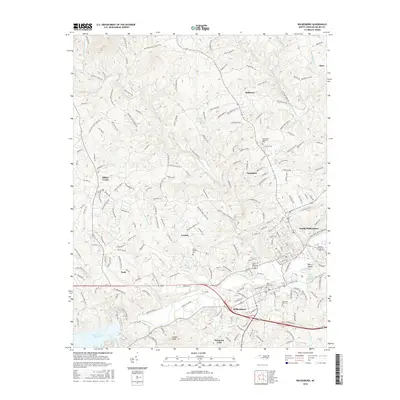 2016 Map of Wilkesboro, 2016 Print
