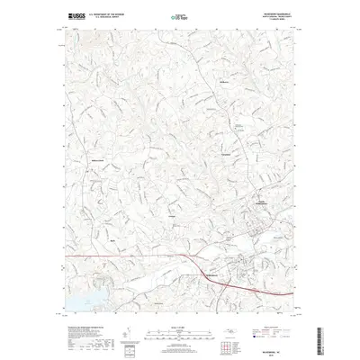 2019 Map of Wilkesboro, 2019 Print
