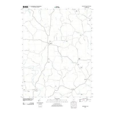 2010 Map of Wilkesville, 2010 Print
