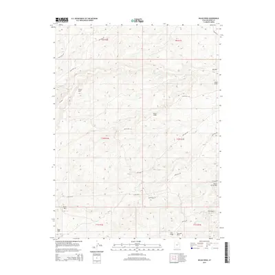 2014 Map of Wilkin Ridge, 2014 Print