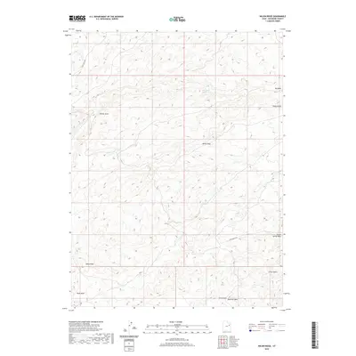 2020 Map of Wilkin Ridge, 2020 Print