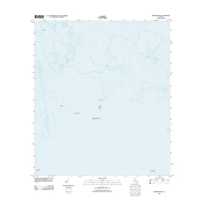 2012 Map of Wilkinson Bay, 2012 Print