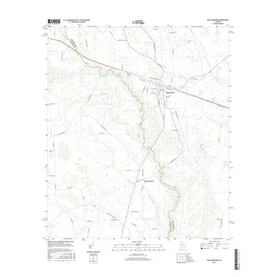 2017 Map of Willacoochee, 2017 Print