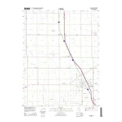 2015 Map of Williams, 2015 Print