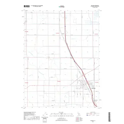 2018 Map of Williams, 2018 Print