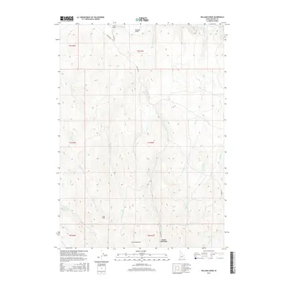 2017 Map of Williams Creek, 2017 Print