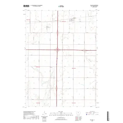 2018 Map of Williams, 2018 Print