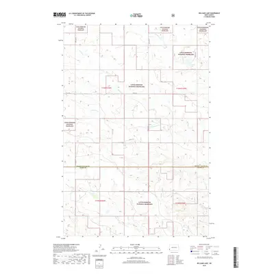 2018 Map of Williams Lake, 2018 Print
