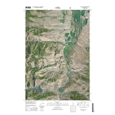 2013 Map of Williams Lake, 2013 Print