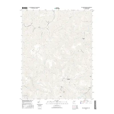 2016 Map of Williams Mountain, 2016 Print
