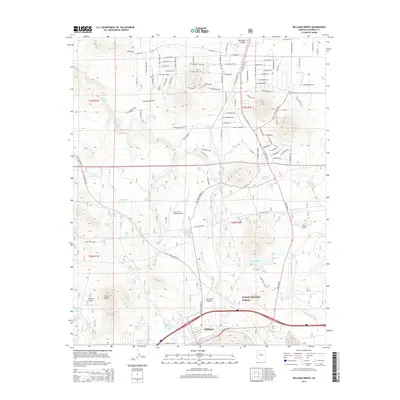2014 Map of Williams North, 2014 Print