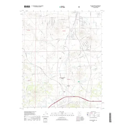 2018 Map of Williams North, 2018 Print