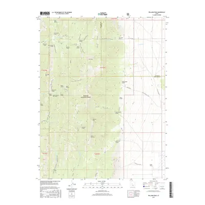 2017 Map of Williams Peak, 2017 Print