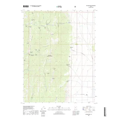 2020 Map of Williams Peak, 2020 Print