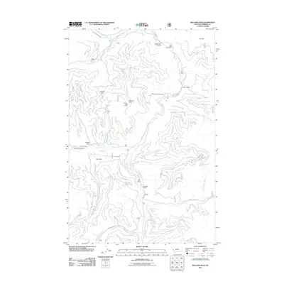 2011 Map of Williams Peak, 2011 Print